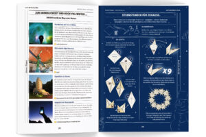 Editorial Illustration für eine Bastelanleitung Papierkranz